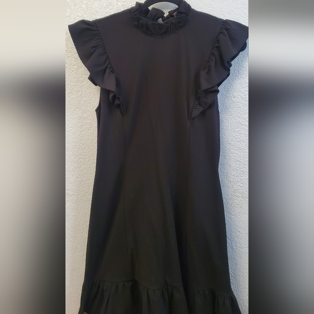 BLACK CASUAL PARTY DRESS - Picture 2 of 5
